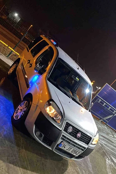 ASTRALED  Buz Mavi Ayna Altı Kartal Göz 2'li Led - ATV Motosiklet Minibüs - Resim 3