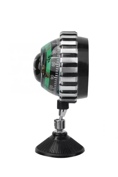 ASTRALED  4 Adet Araba Içi Torpido Üstü Vantuzlu Elektrikli Yeşil Işıklı Pusula Göstergesi - Resim 6