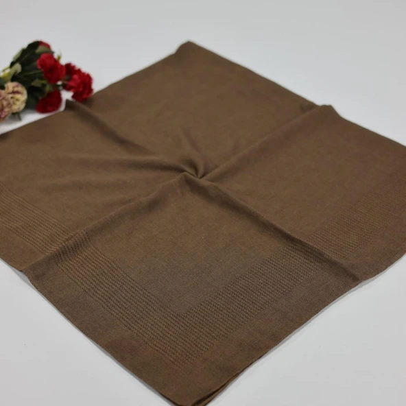 Miray 120 cm Pano Pamuk Eşarp Kapiçino BYA0123