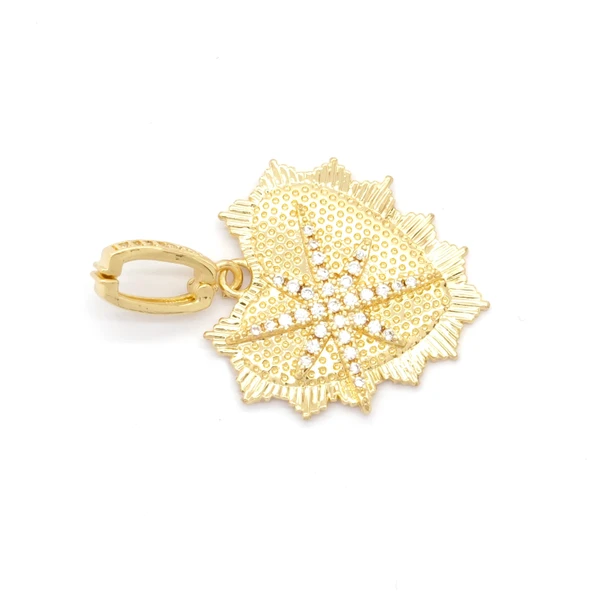 Ajda Charm Çelik Altın Kaplama Kadın Kalp Model-CHR-125 - Resim 3