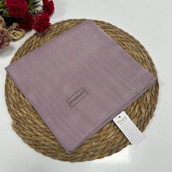 Piramit Kehribar Eşarp Soft Lila LTP0216