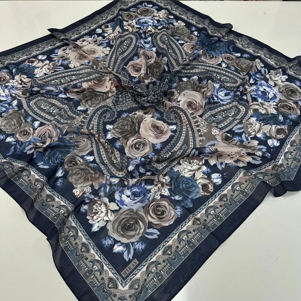 Miray 120 cm Nevada Pamuk Lüx Eşarp  BYK0504