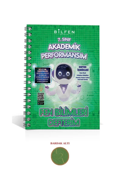 Bilfen 7. Sınıf Akademik Performansım Fen Bilimleri Defterim
