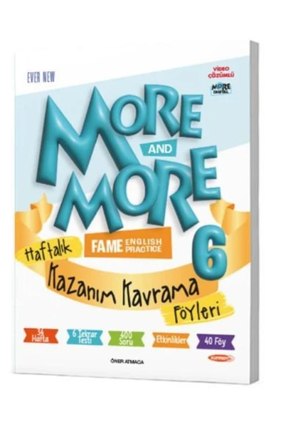 Kurmay Yayınları Kurmay Elt More And More 6. Sınıf Haftalık Kazanım Kavrama Föyleri