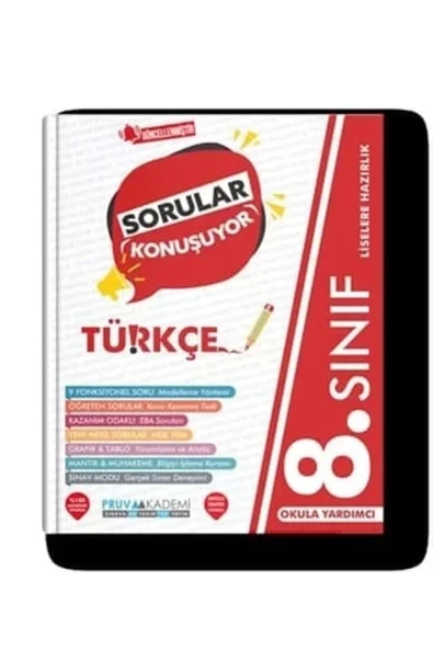 Pruva Akademi 8.sınıf Türkçe Sorular Konuşuyor