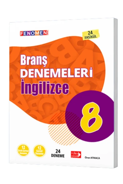 Gama Yayınları FENOMEN DENEMELER 8.SINIF İNGİLİZCE (24 DENEME)
