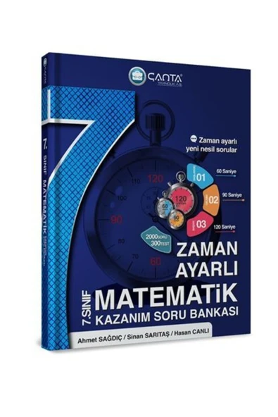 Çanta Yayınları 7.sınıf Matematik Zaman Ayarlı Kazanım Soru Bankası