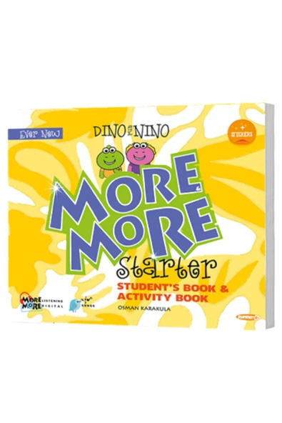 Kurmay Elt Yayınları 1.SINIF MORE MORE İNGİLİZCE DINO & NINO STUDENTS BOOK & ACTIVITY BOOK
