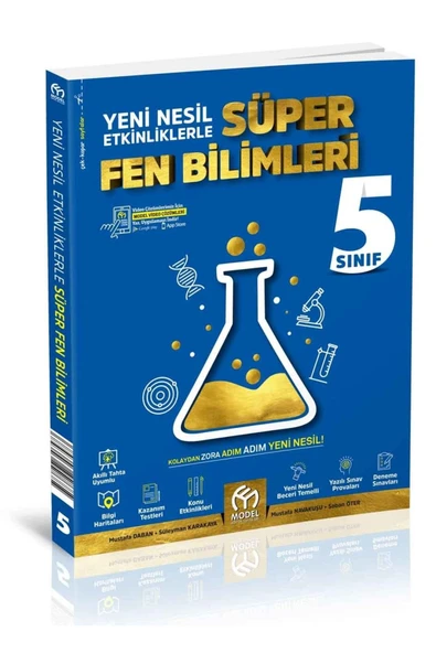 Model Eğitim Yayınları Model 5 Sınıf Süper Fen Bilimleri Soru Bankası