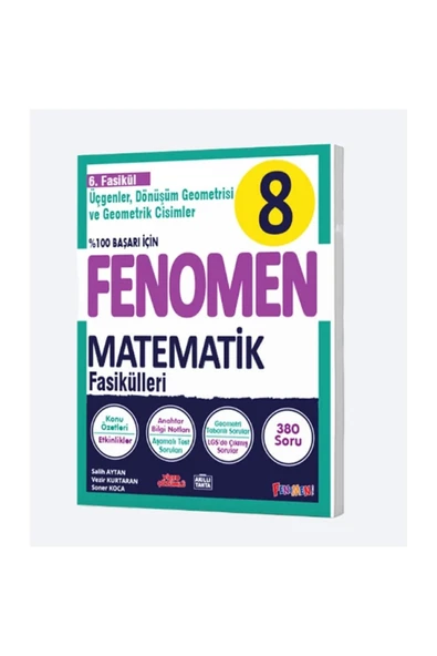 Gama Yayınları Fenomen 8. Sınıf Lgs Matematik 6. Fasikül Konu Özetli Soru Bankası