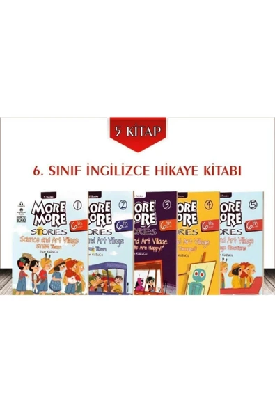 Kurmay ELT 6. Sınıf More&more 5 Li Ingilizce Hikaye Kitabı