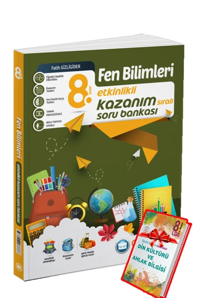 Çanta Yayıncılık 8.sınıf Fen Bilimleri Etkinlikli Kazanım Soru Bankası - Çanta Yayınları