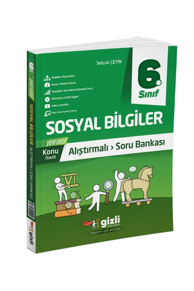 Gizli Yayınları Gizli Yayınları 2025 6. Sınıf Sosyal Bilgiler Alıştırmalı Soru Bankası