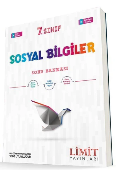 Limit Yayınları Limit 7. Sınıf Sosyal Bilgiler Soru Bankası