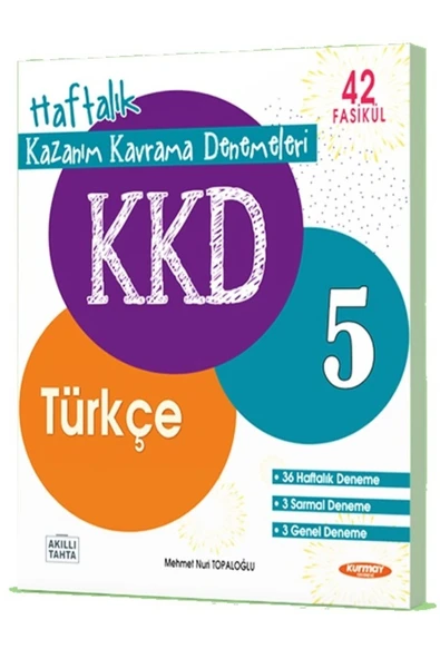 Kurmay 2024 5. Sınıf Türkçe Kazanım Kavrama Denemeleri 42 Fasikül 2024