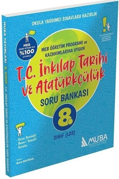 Referans Yayınları Muba Yayınları 8. Sınıf LGS TC İnkılap Tarihi ve Atatürkçülük Soru Bankası