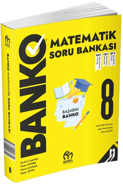 Model Eğitim Yayınları 8.Sınıf Banko Matematik Soru Bankası