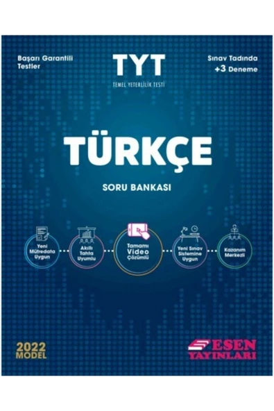 Esen Yayınları Esen Tyt Türkçe Soru Bankası