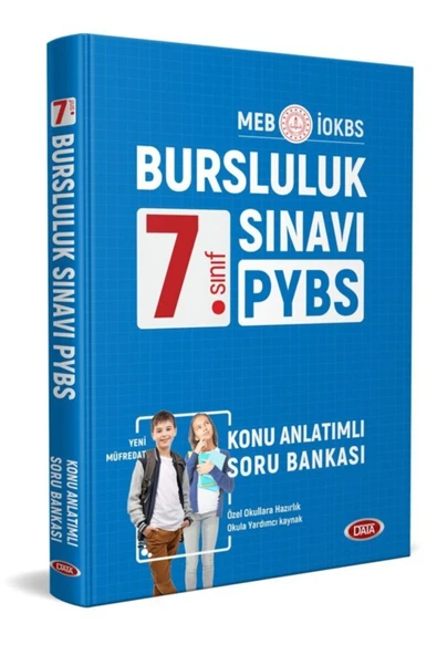 Data Yayınları 7. Sınıf Bursluluk sınavı Hazırlık Kitabı (İOKBS-PYBS) / Kolektif / Data Yayınları / 9786057701794