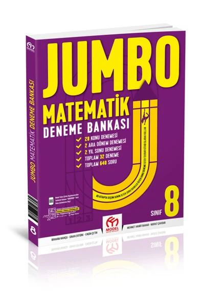 Model Eğitim Yayınları 8.Sınıf Jumbo Matematik Deneme Bankası