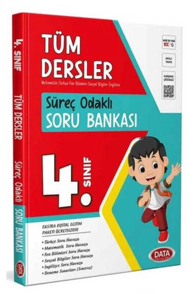 Data Yayınları 4. Sınıf Süreç Odaklı Tüm Dersler Soru Bankası Data Yayınları