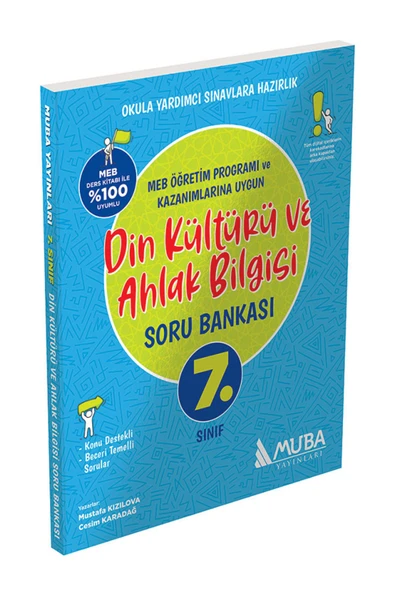 Muba Yayınları 7.Sınıf Muba DİN KÜLTÜRÜ Soru Bankası / Konu Destekli / %100 Meb Uyumlu / Beceri Temelli Sorular
