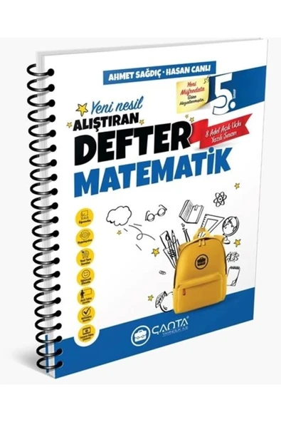 Çanta Yayıncılık Çanta Yayınları 5.sınıf Matematik Okula Yardımcı Alıştıran Defter