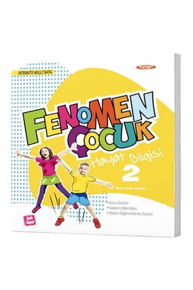 Kurmay Yayınları 2. Sınıf Hayat Bilgisi Fenomen Çocuk / Elmas Şahin Bıçkıcı / Fenomen Kitap / 9786057790484
