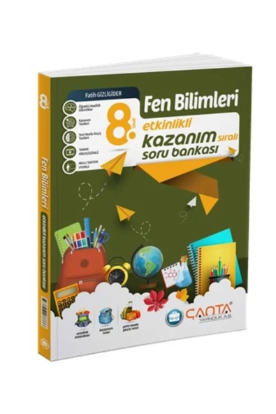 Çanta Yayınları 8.Sınıf Kazanım Fen Bilimleri Soru Bankası 2024