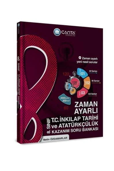 Çanta Yayınları Zaman Ayarlı 8. Sınıf T.c Inkılap Tarihi Ve Atatürkçülük Kazanım Soru Bankası 2023