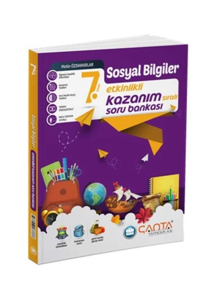 Çanta Yayınları 7.Sınıf Kazanım Sosyal Bilgiler Soru Bankası 2024