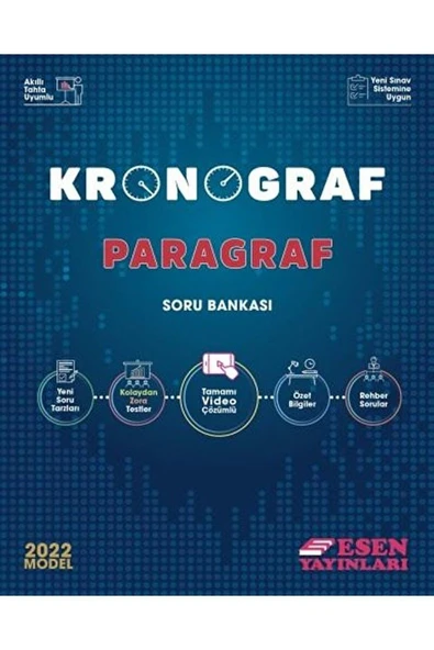 Esen Yayınları Kronograf Paragraf Soru Bankası / Kolektif / Esen Yayınları / 9786057927606