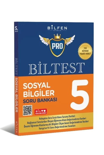 Bilfen Yayıncılık 5.sınıf Biltest Pro Sosyal Bilgiler Soru Bankası (YENİ MÜFREDAT)