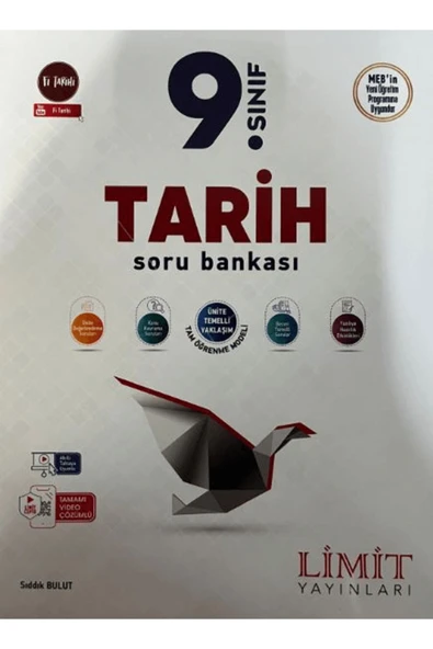Limit Yayınları 9. Sınıf Tarih Soru Bankası / Sıddık Bulut / Limit Yayınları / 9786052756751