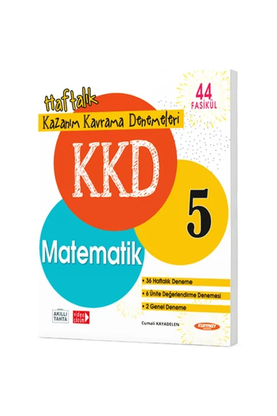 Kurmay Yayınları 5. SINIF MATEMATİK HAFTALIK KAZANIM KAVRAMA DENEMELERİ (44 FASİKÜL) / 9786258450712
