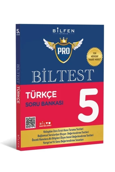 Bilfen Yayıncılık 5.sınıf Biltest Pro Türkçe Soru Bankası (YENİ MÜFREDAT)