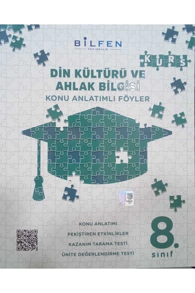Bilfen Yayıncılık BİLFEN YAYINCILIK 8.SINIF KURS DİN KÜLTÜRÜ  VE A.BİLGİSİ KONU ANLATIMLI FÖYLER YENİ ÜRÜN