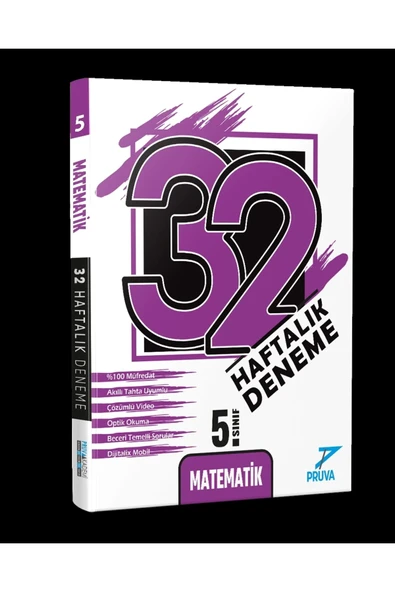 Pruva Akademi 5.sınıf Matematik 32 Haftalık Deneme
