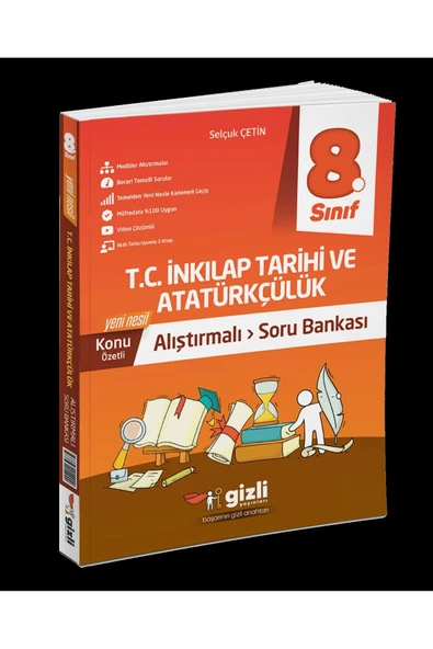 Gizli Yayınları 8. Sınıf Lgs Inkilap Tarihi Alıştırmalı Soru Bankası