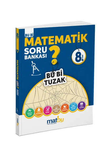 Matbu Yayınları 2025 8. Sınıf Lgs Matematik Soru Bankası -BuBiTuzak