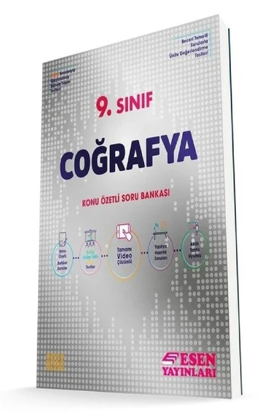 Esen Yayınları 9. Sınıf Coğrafya Konu Özetli Soru Bankası / Kolektif / Esen Yayınları / 9786057927835