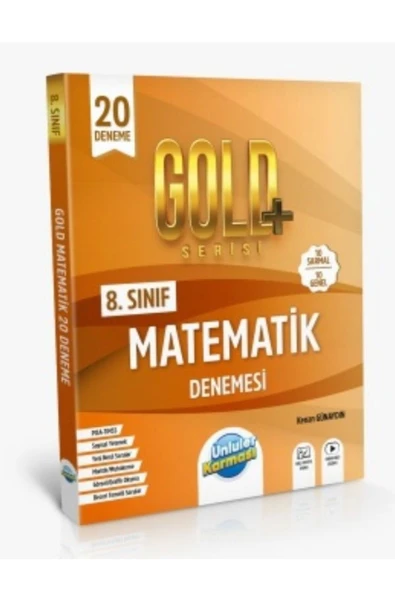 ünlüler yayınları ÜNLÜLER YAYINLARI 8.Sınıf Gold Matematik Deneme (YENİ ) KAPAK