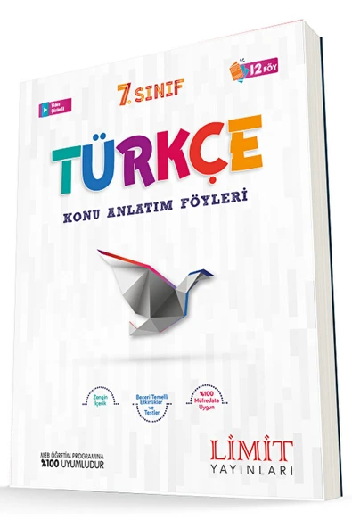 Limit Yayınları 7. Sınıf Türkçe Konu Anlatım Föyleri / Kolektif / Limit Yayınları / 9786052754276
