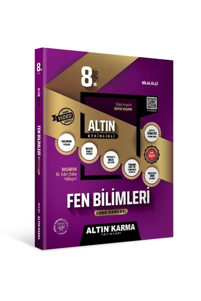 Altın Karma Yayınları 8.sınıf Fen Bilimleri Mentör Etkinlikli Soru Bankası