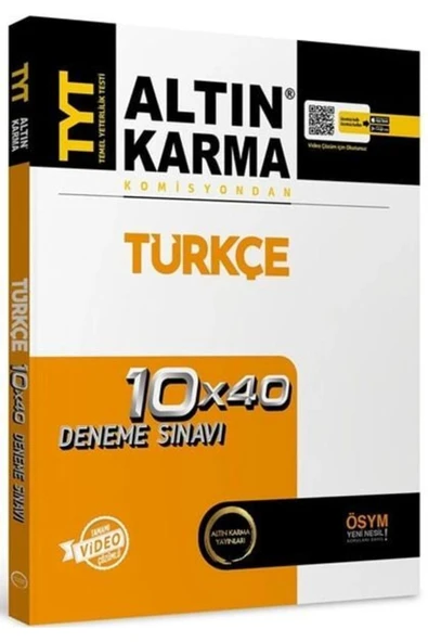 Altın Karma Tyt Türkçe 10 X 40 Branş Deneme