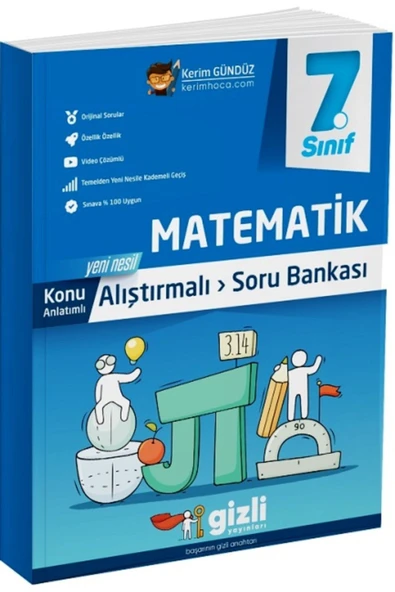 Gizli Yayınları 7.sınıf Matematik Konu Anlatımlı Soru Bankası