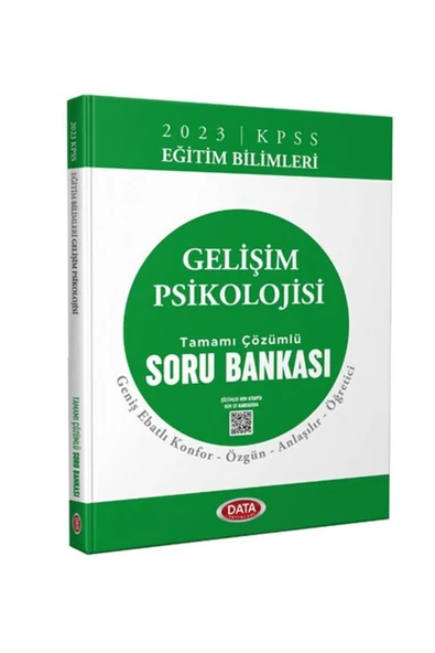 Data Yayınları - Sınava Hazırlık Data Kpss Eğitim Bilimleri Gelişim Psikolojisi Tamamı Çözümlü Soru Bankası