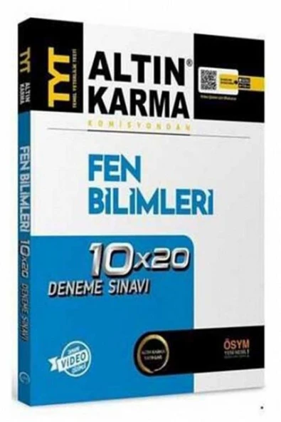 Altın Karma Yayınları Altın Karma 2024 Tyt Fen Bilimleri 10x20 Branş Deneme