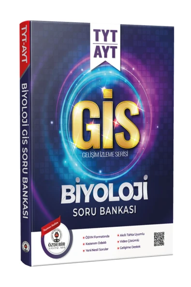 ÖZDEBİR YAYINEVİ Özdebir Yayınları TYT-AYT Biyoloji GİS Soru Bankası (YENİ)