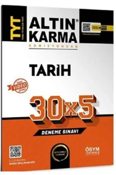 Altın Karma Yayınları Tyt Tarih 30 X 5 Deneme